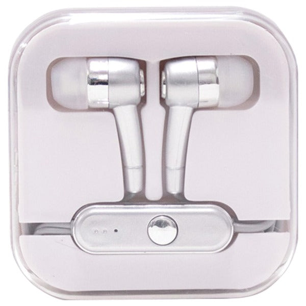 Stereo In-Ear Earbuds with Microphone, 24 pk