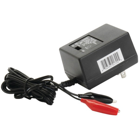 Sealed Lead Acid Battery Charger (6V-12V Switchable Single-Stage with Alligator Clips)