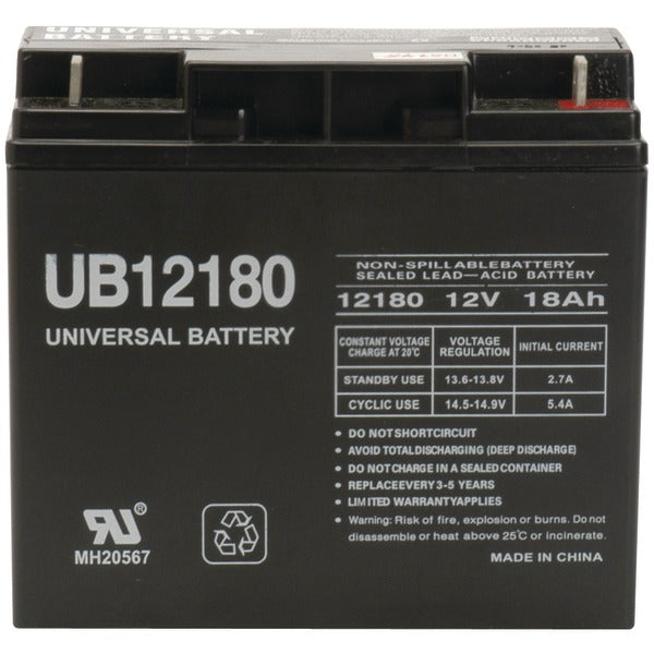 Sealed Lead Acid Battery (12V; 18Ah; UB12180)
