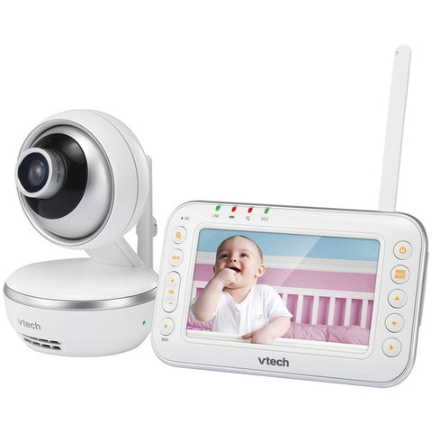 4.3" Full-Color Digital Video Baby Monitor with Pan & Tilt Camera