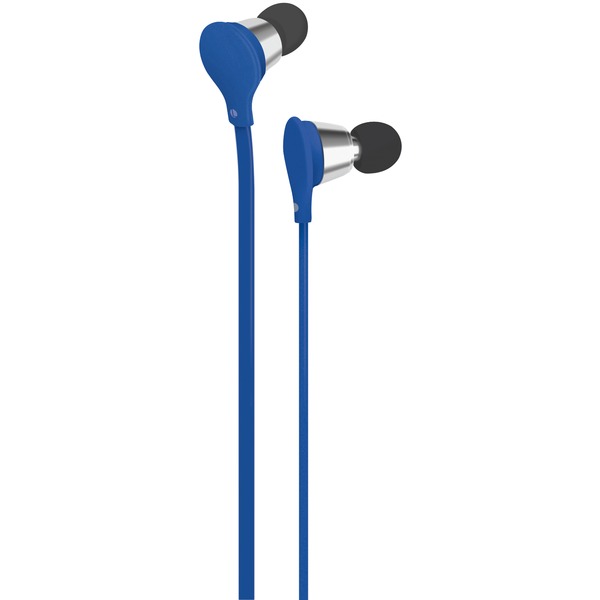 Jive Noise-Isolating Earbuds with Microphone (Blue)