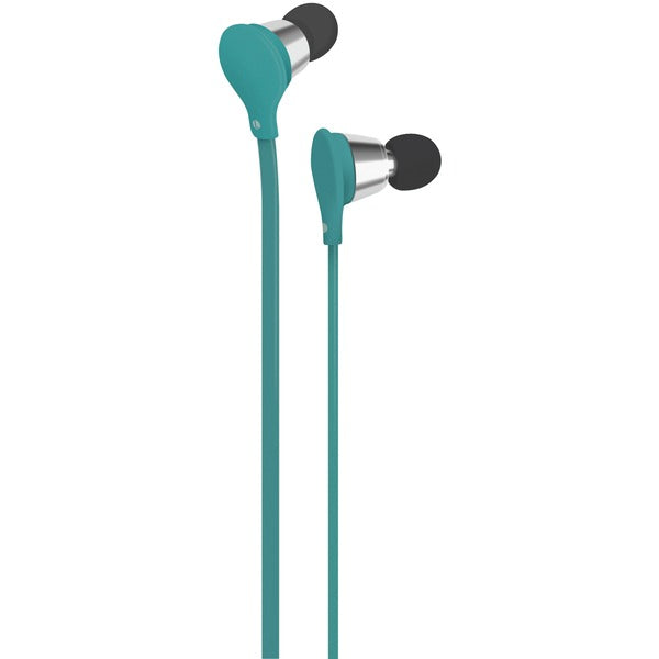 Jive Noise-Isolating Earbuds with Microphone (Turquoise)