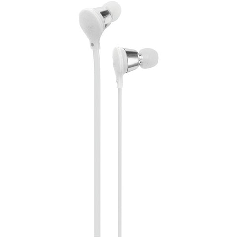 Jive Noise-Isolating Earbuds with Microphone (White)