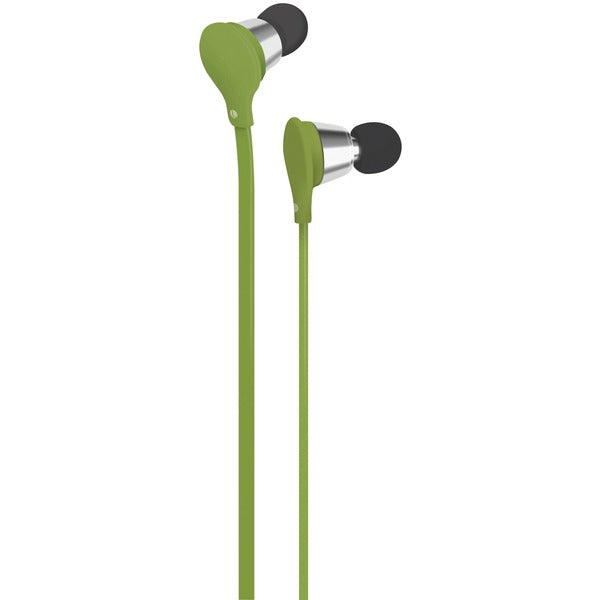 Jive Noise-Isolating Earbuds with Microphone (Green)