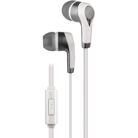 PE10 In-Ear Stereo Earbuds with Microphone (White)