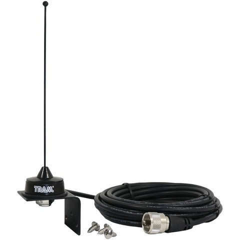 Pre-Tuned 410MHz-490MHz UHF Trunk or Hole Mount Antenna Kit with PL-259 Connector
