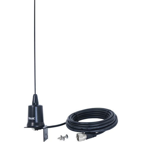 Tunable 144MHz-174MHz Tunable VHF 3dBd Gain Trunk or Hole Mount Antenna Kit with PL-259 Connector