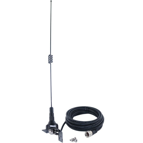 Pre-Tuned 140MHz-170MHz VHF-430MHz-470MHz UHF Dual-Band Trunk or Hole Mount Antenna Kit with PL-259 Connector