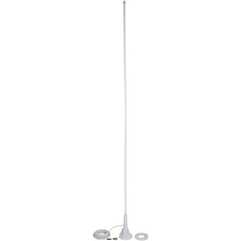 5ft VHF 3dBd Gain Marine Antenna with Lift & Lay-Over Mount