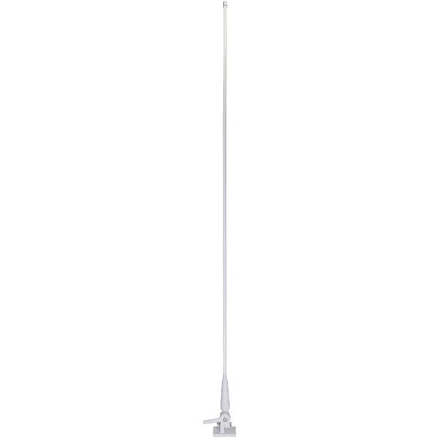 5ft VHF 3dBd Gain Marine Antenna with Cable Built-in to Ratchet Mount